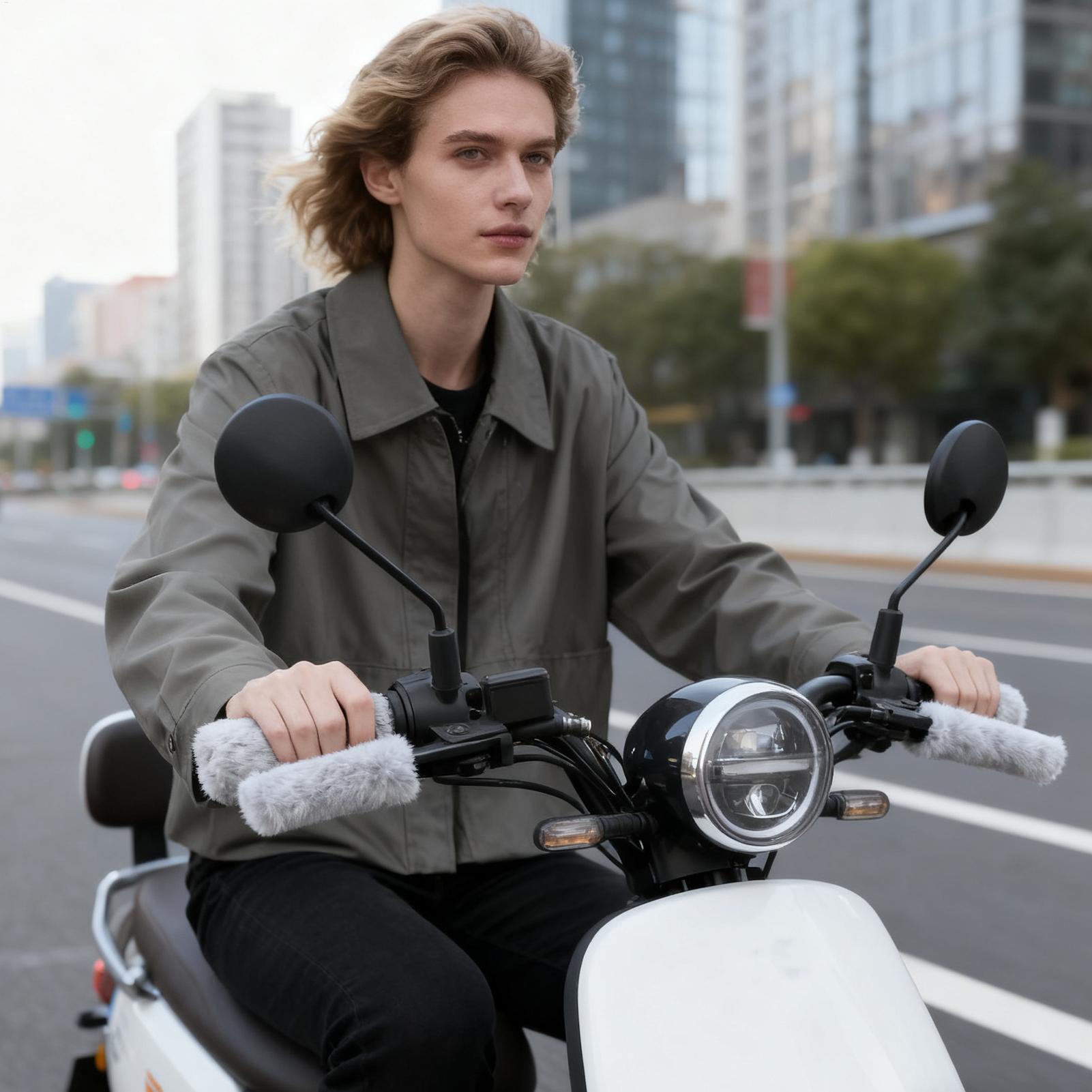 Hand Warmer Electric - Manopole per moto Protezione antiscivolo in