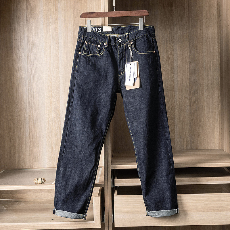 Levis Jeans 501 - Jeans Giapponesi Raw Blue Selvedge Denim