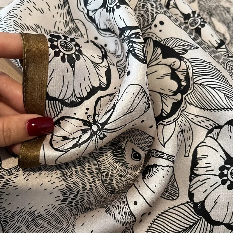 100% seta quadrata per le donn - Shawl Wrap Winter recensione e prezzo