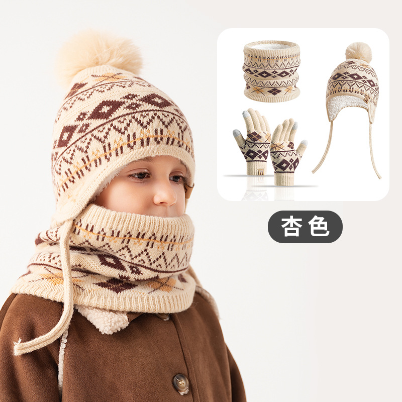Set 3-in-1 per Bambini: Cappel - Knit Beanie Hat Warm recensione e prezzo