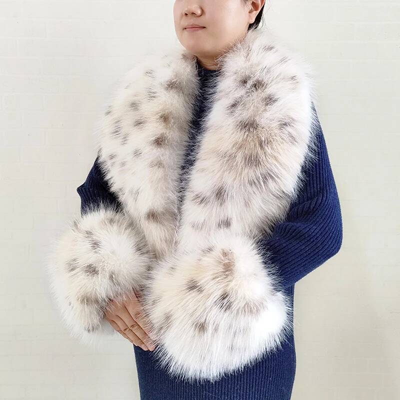 Sciarpa in pelliccia di volpe  - Shawl Wrap Winter recensione e prezzo