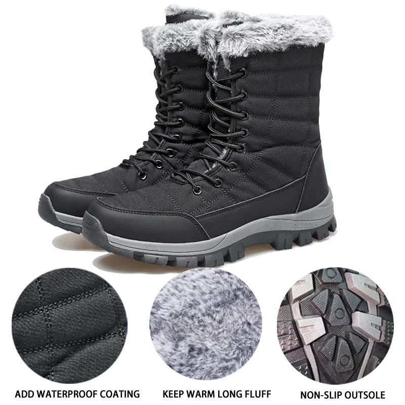 Nuove Scarpe in Cotone per Uom - Waterproof Winter Boot recensione e prezzo