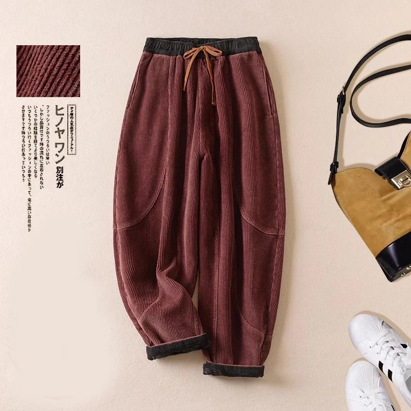 Pantaloni Harem in Velluto a C - Corduroy Pant Warm recensione e prezzo